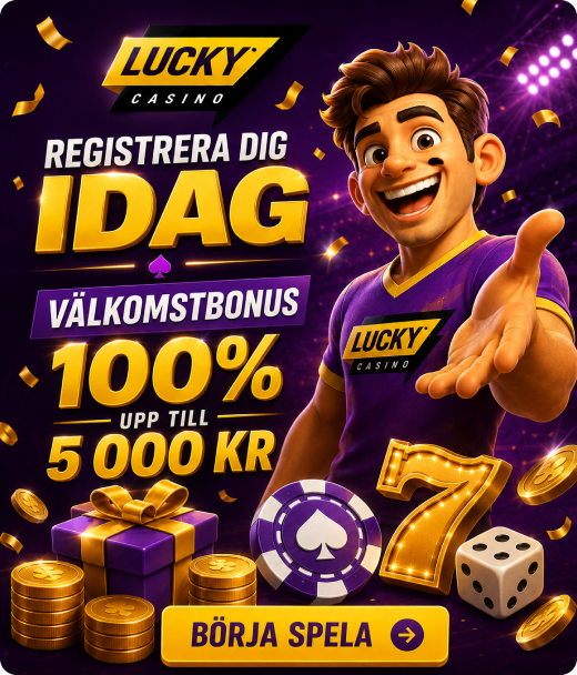 Lucky Casino registrering i Sverige